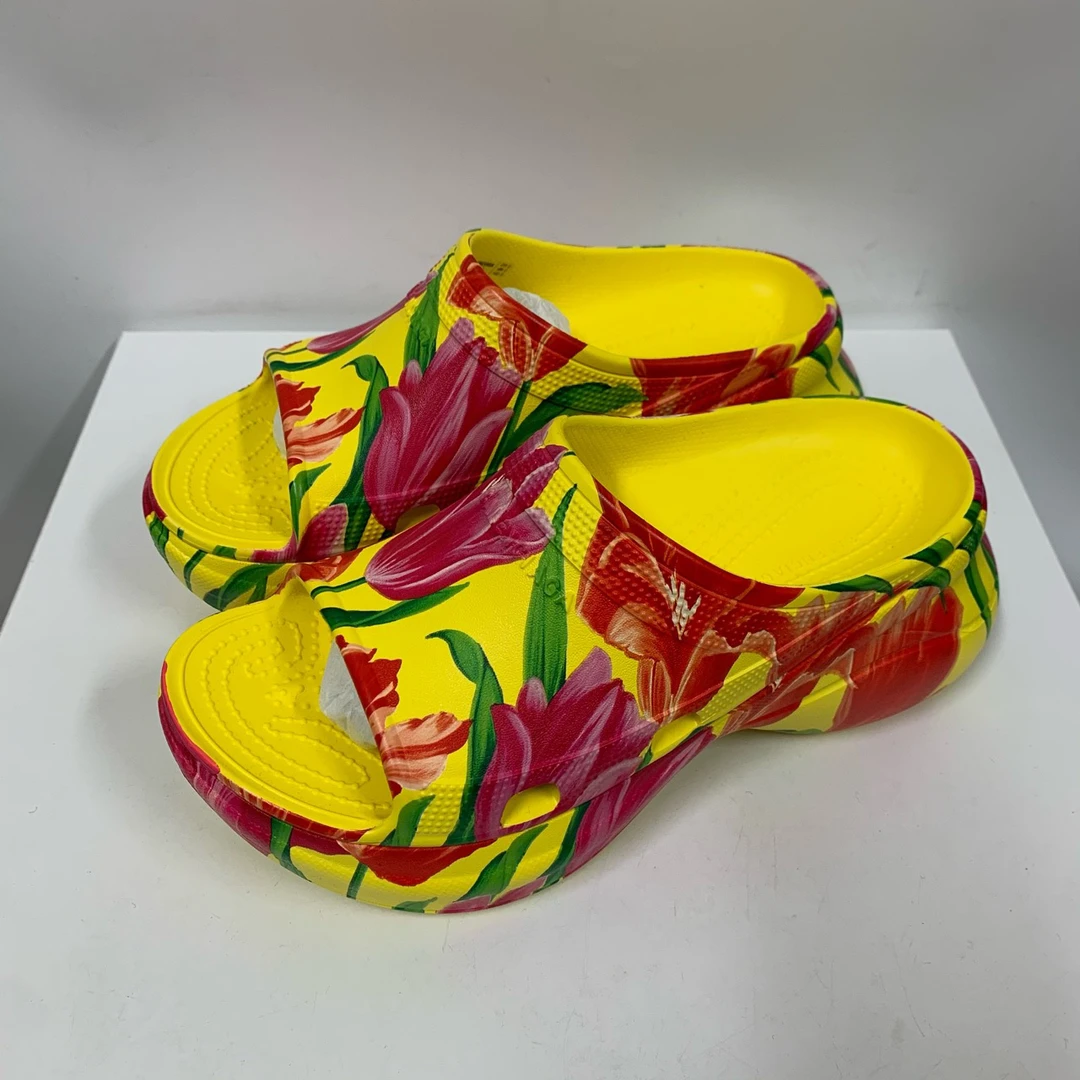 全新未使用  【鞋】全新/【Balenciaga】巴黎世家Crocs半拖 38码原盒