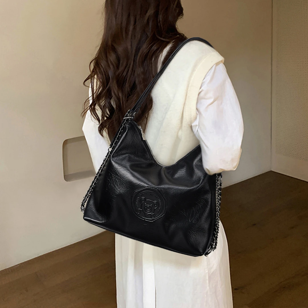 红蜻蜓新款轻奢时尚百搭双肩包单肩斜跨女包C