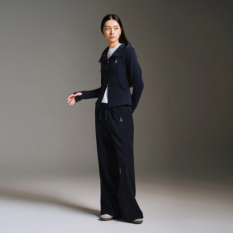 an ode to【修身套装】双拉链德绒卫衣套装 | 修身显腿长显身材