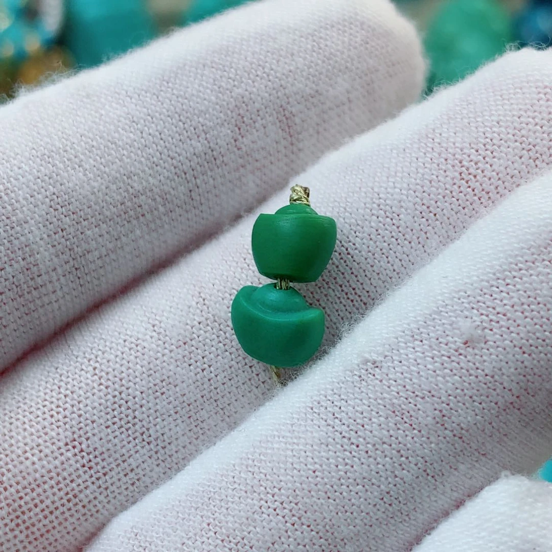 绿松石未镶嵌珠宝半成品