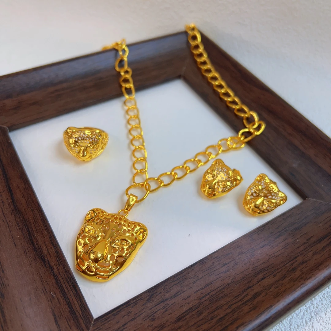 铜合金项链 哈尼西牧时尚百搭三件套#0009233