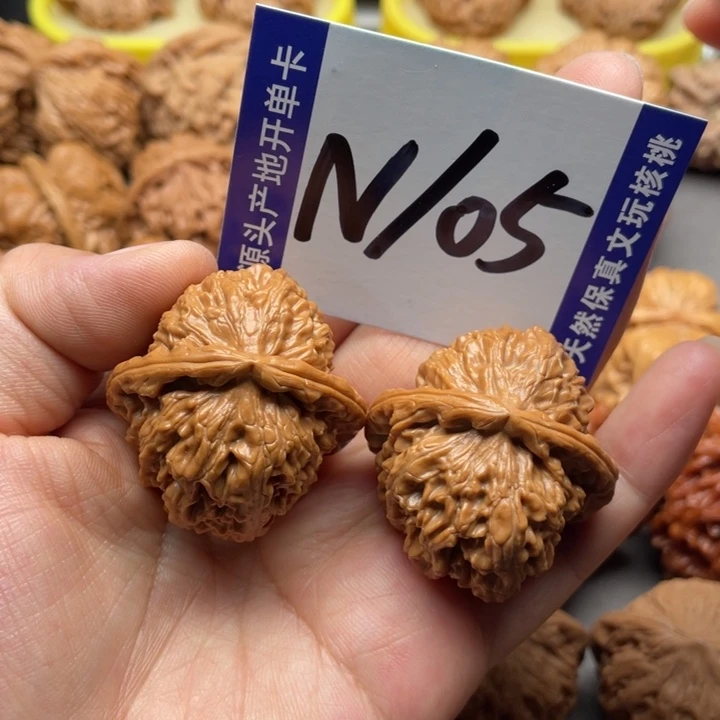 把件文玩核桃白狮子36尺