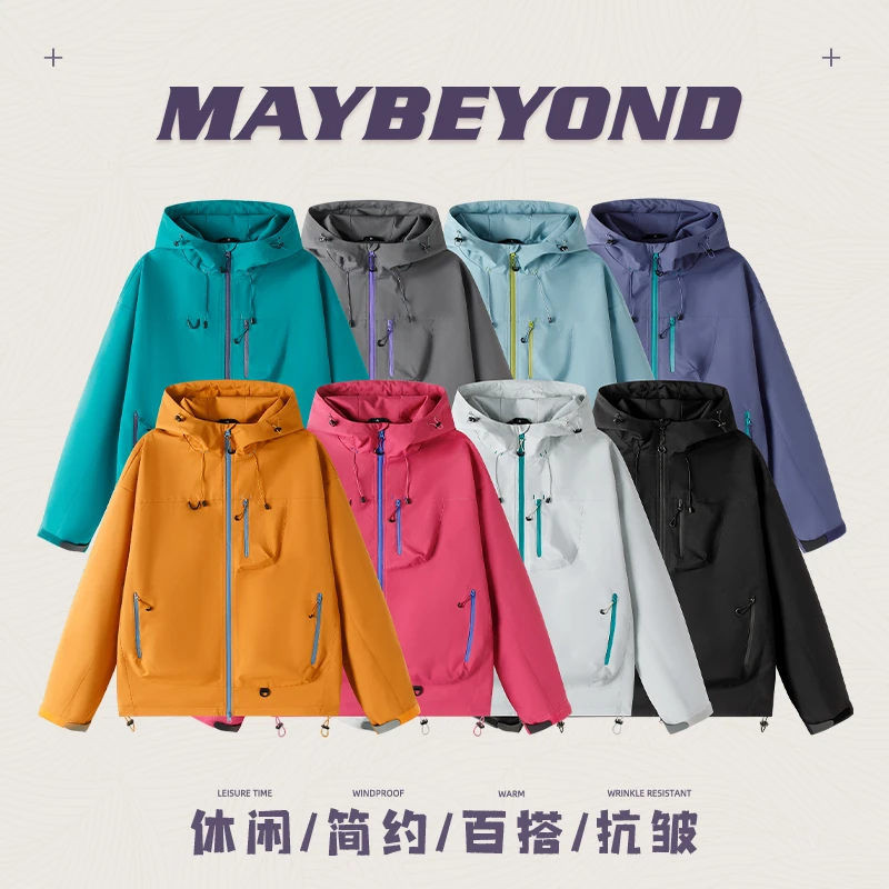 MAYBEYOND  25SS山雨风壳|山系城市日常户外徒步登山骑行情侣夹克