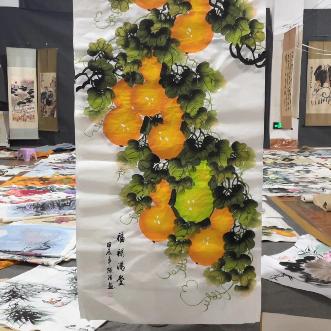 国画国画作品画心一张