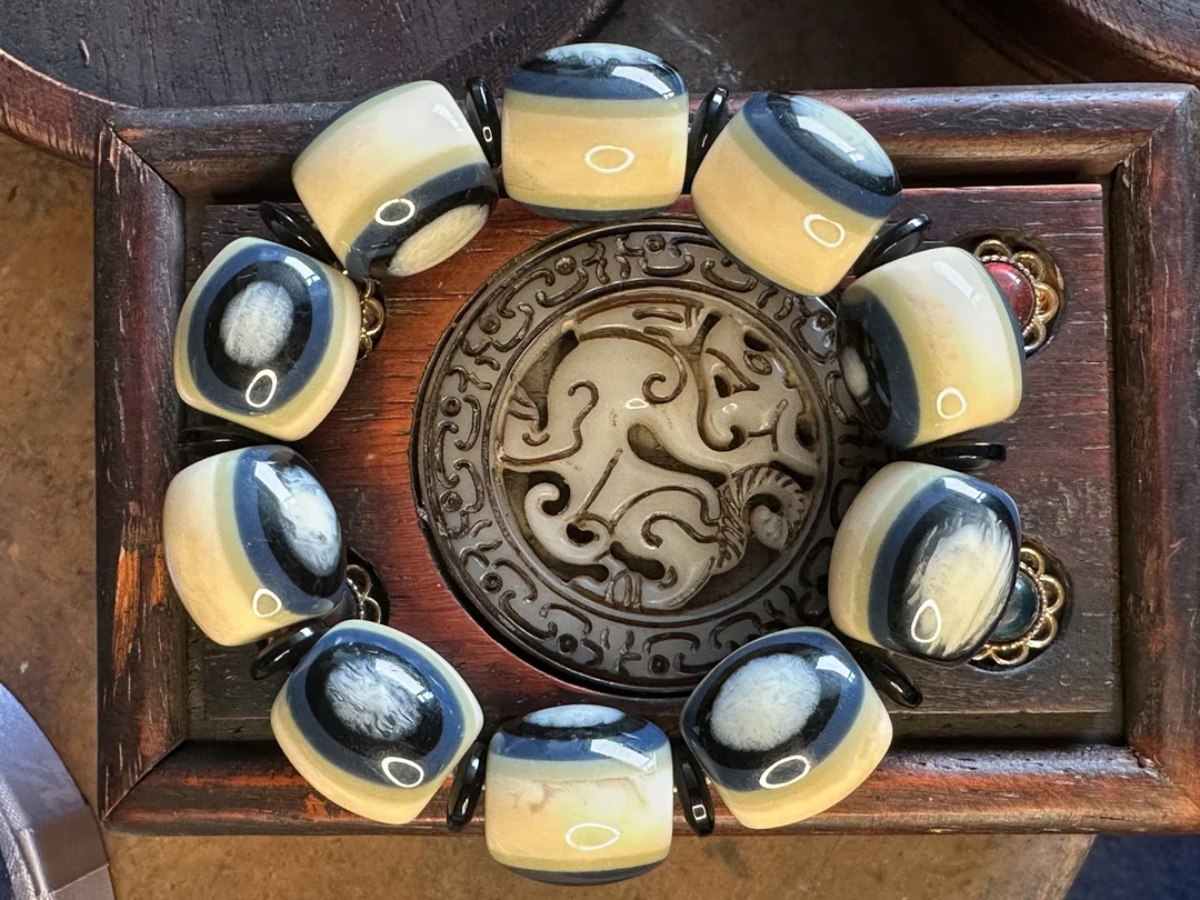 手串黑白桶珠专用链接·