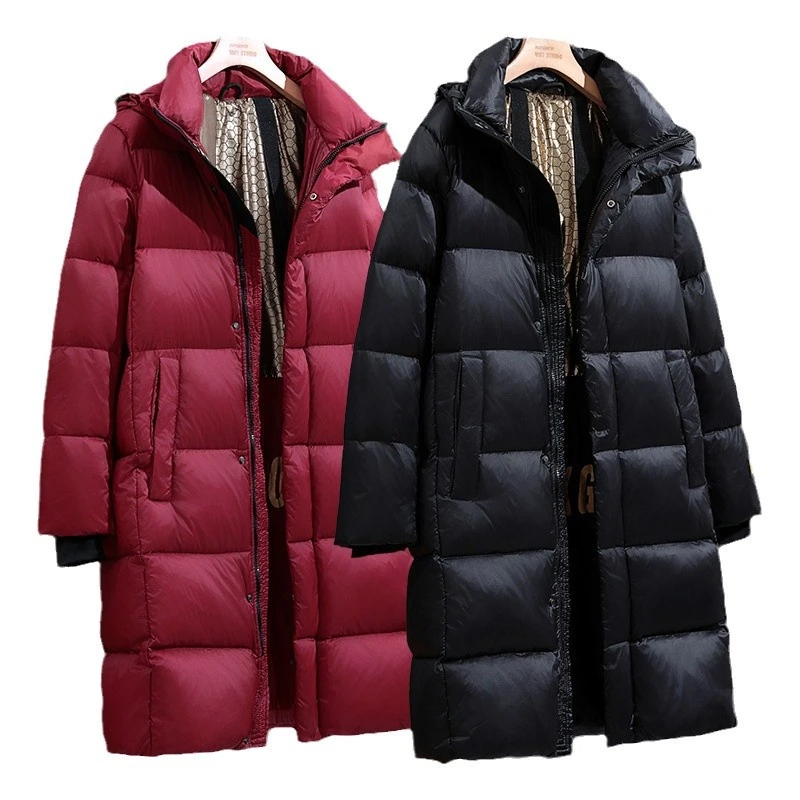 1号《长甜》【郡梵纪/JVFAMJN】女长款新款加厚冬季大码情侣装