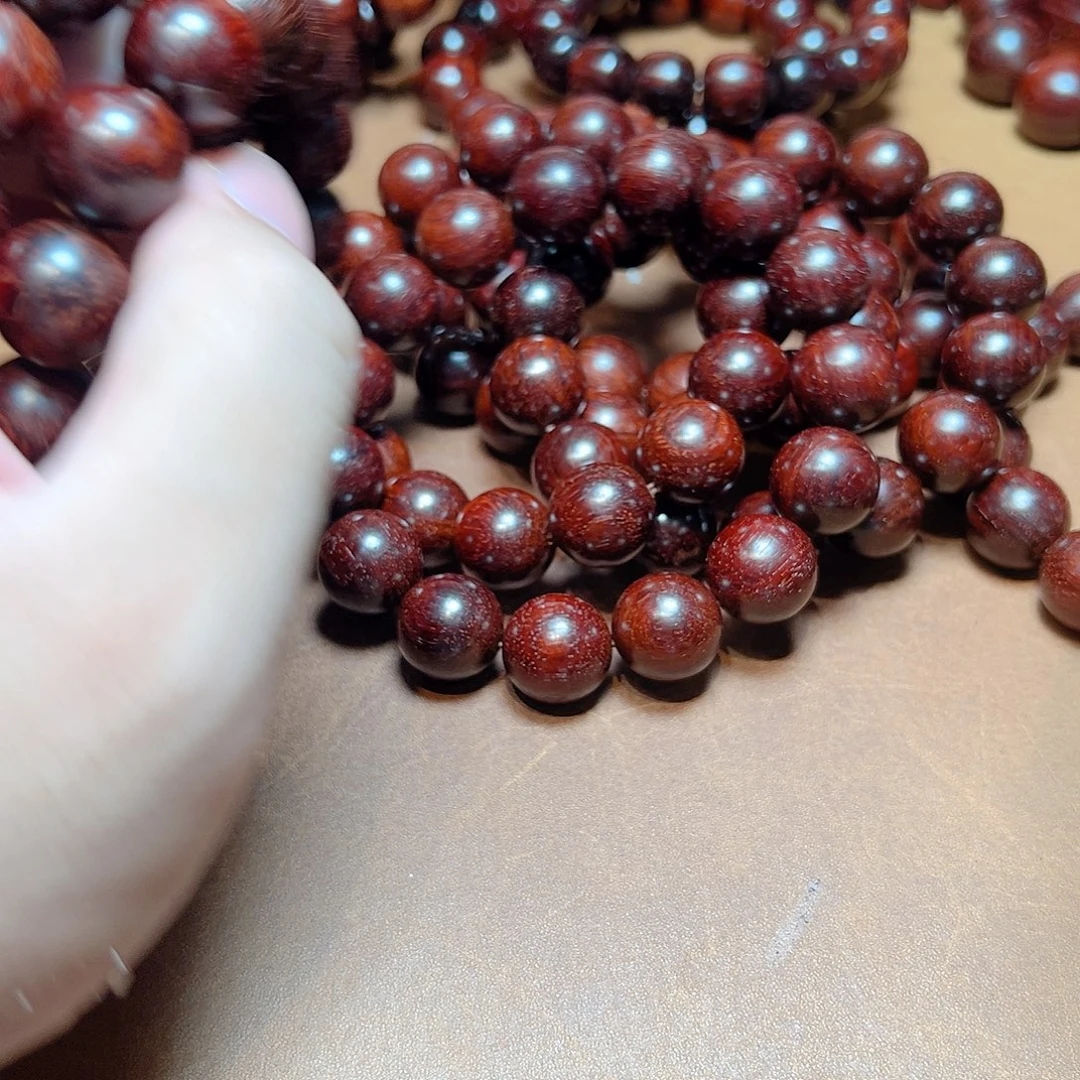 小叶紫檀手串/手链15干磨原滋原味微氧化