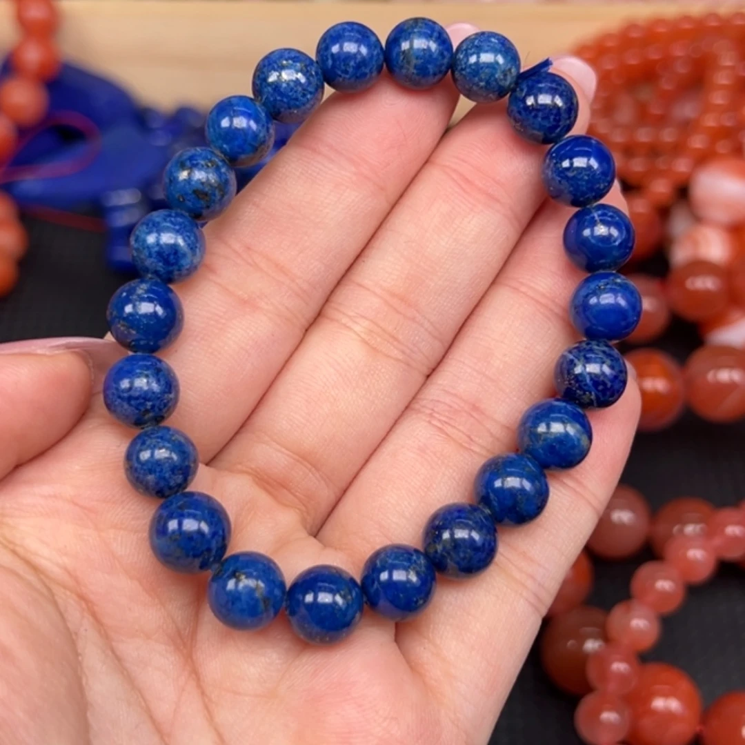 青金石未镶嵌手链多样性