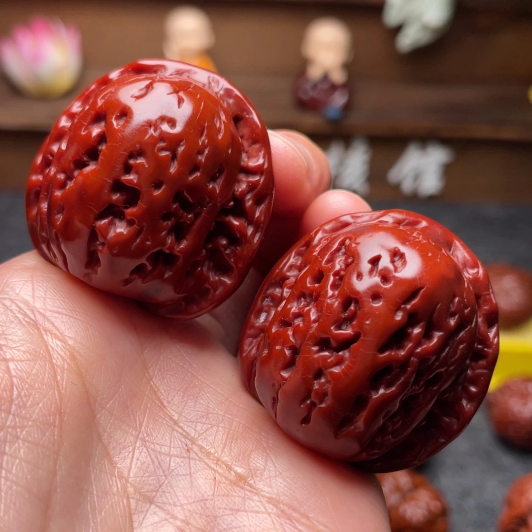 文玩核桃吊坠文玩核桃 手把件 百年 37