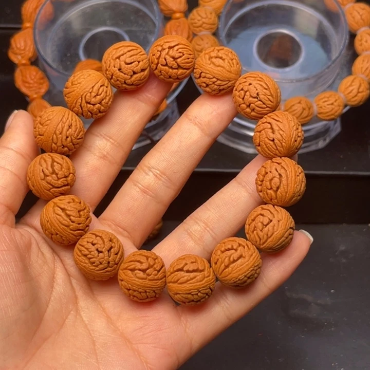 桃核手串绣球桃核16