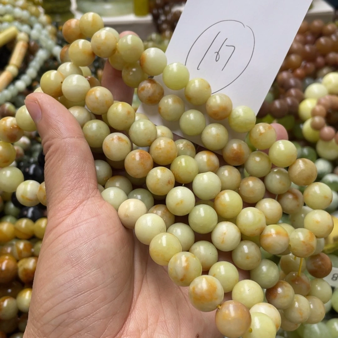 蛇纹石玉手链未镶嵌