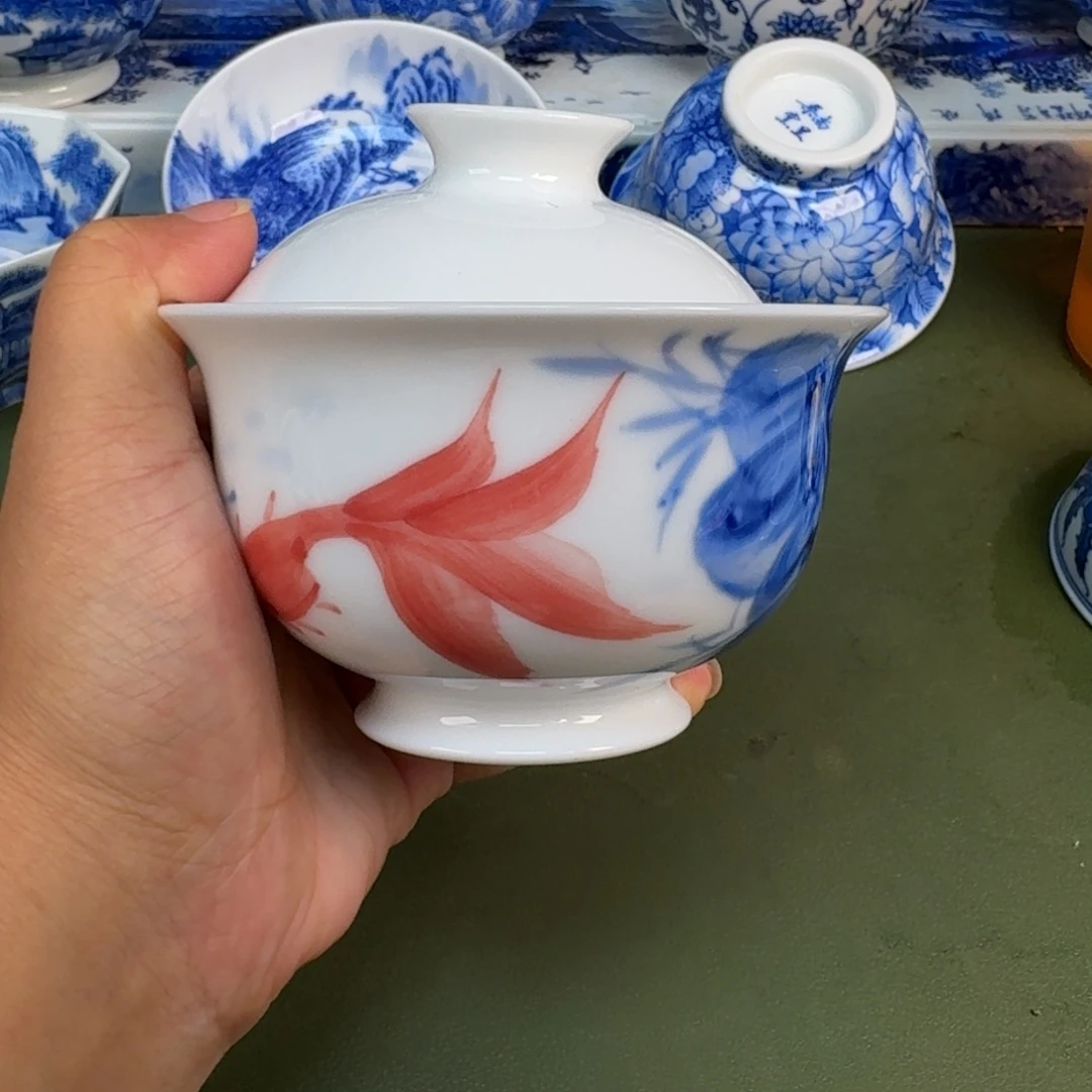 景德镇纯手绘茶具圆圆283