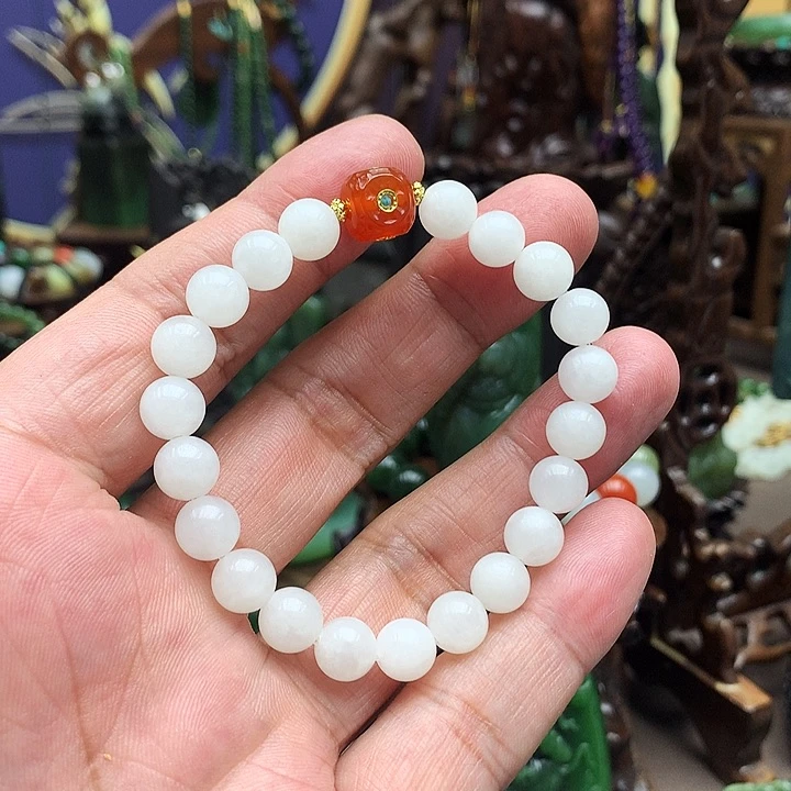 和田玉未镶嵌颈饰ღ****