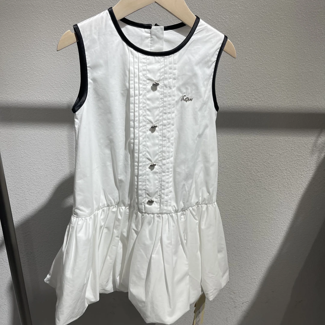 6509童装坎袖连衣裙