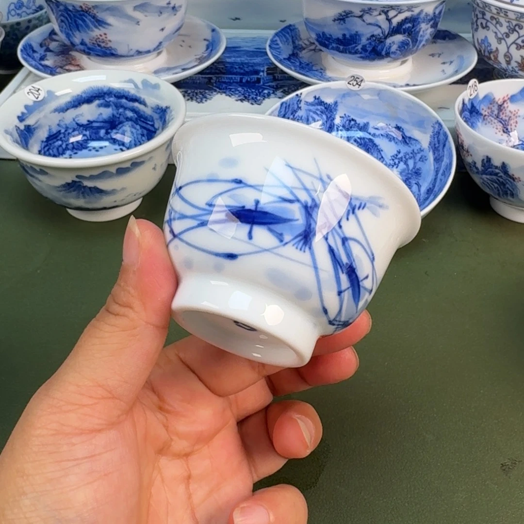 景德镇纯手绘茶具圆圆257