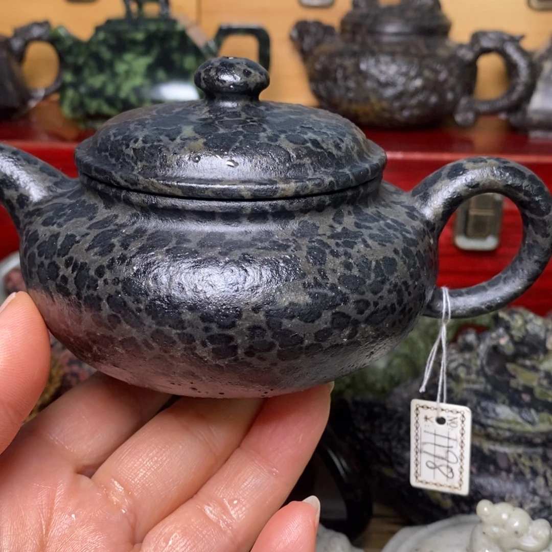 冰碛岩豹纹仿古壶240cc