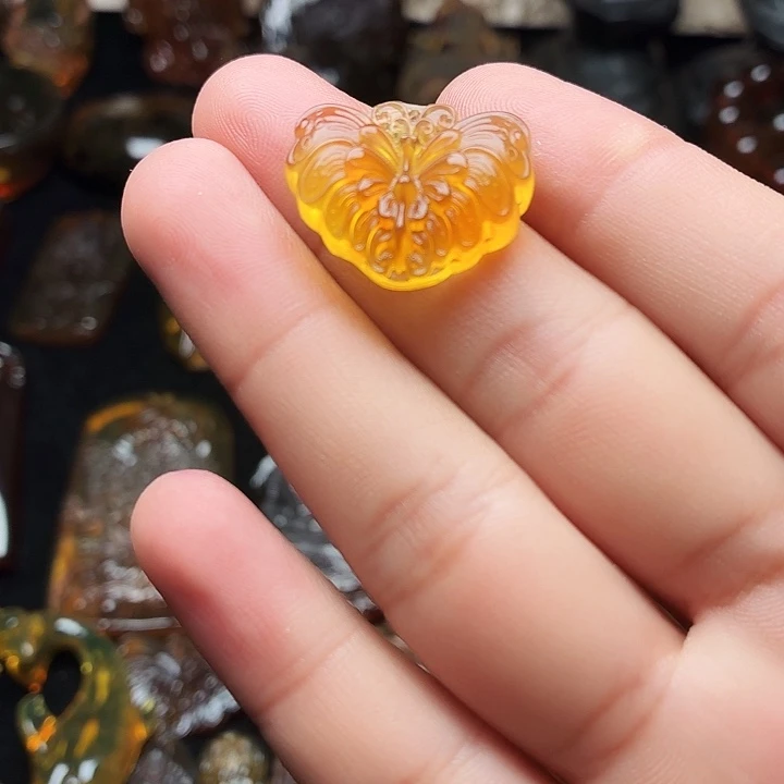 琥珀颈饰未镶嵌1.6