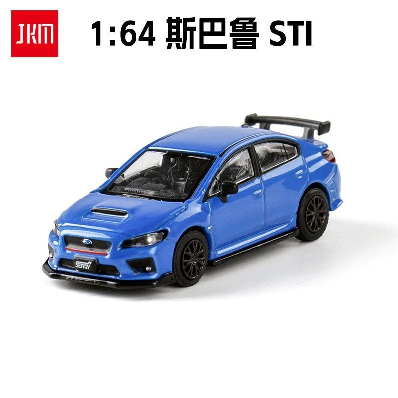 ]jkm1：64斯巴鲁STI S207合金车模仿真小汽车玩具模型摆件收藏手办