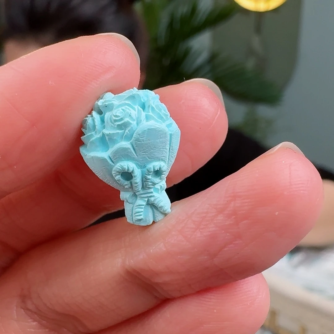 绿松石珠宝奇石未镶嵌