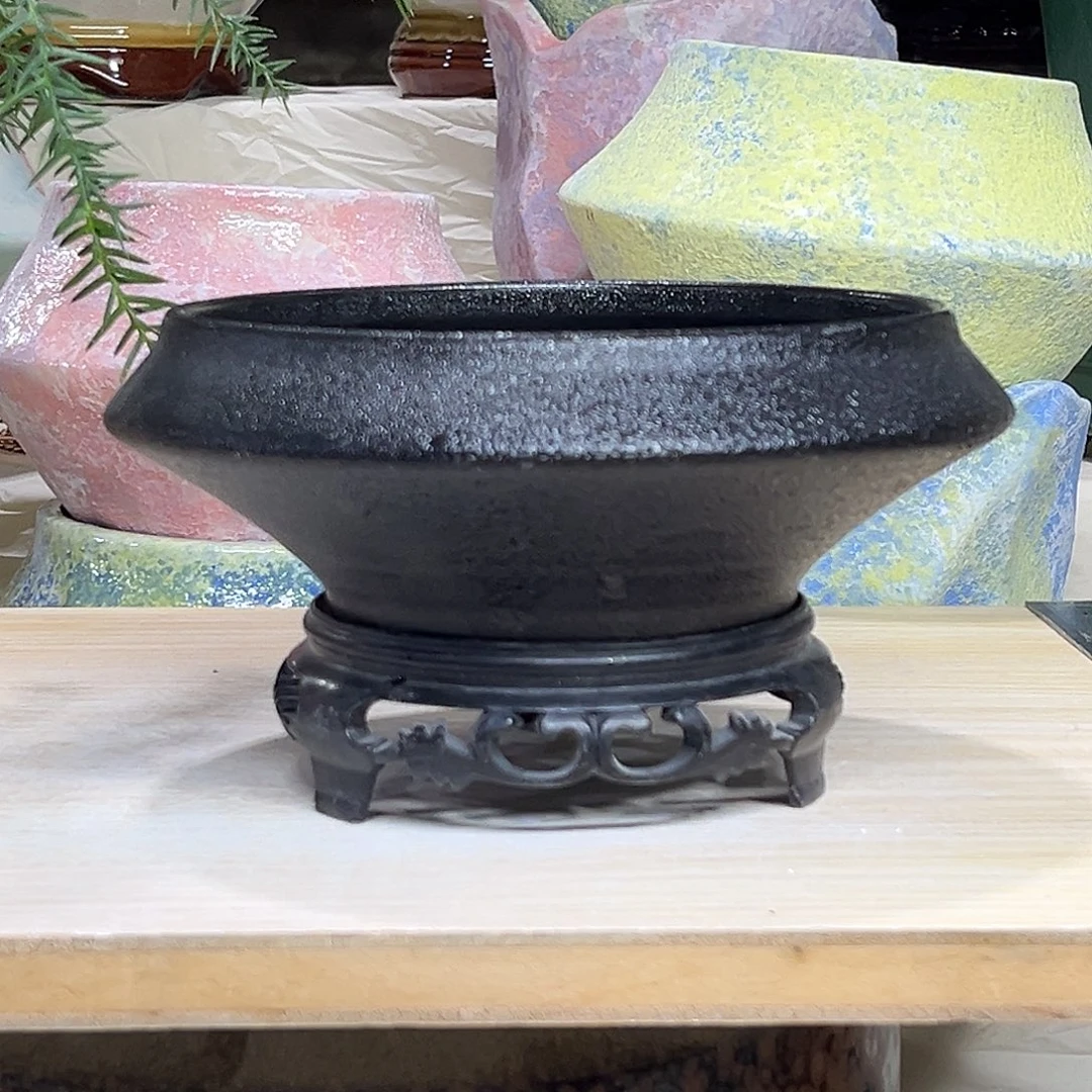 陶瓷绿植多肉微瑕花盆外口径：15*7无孔