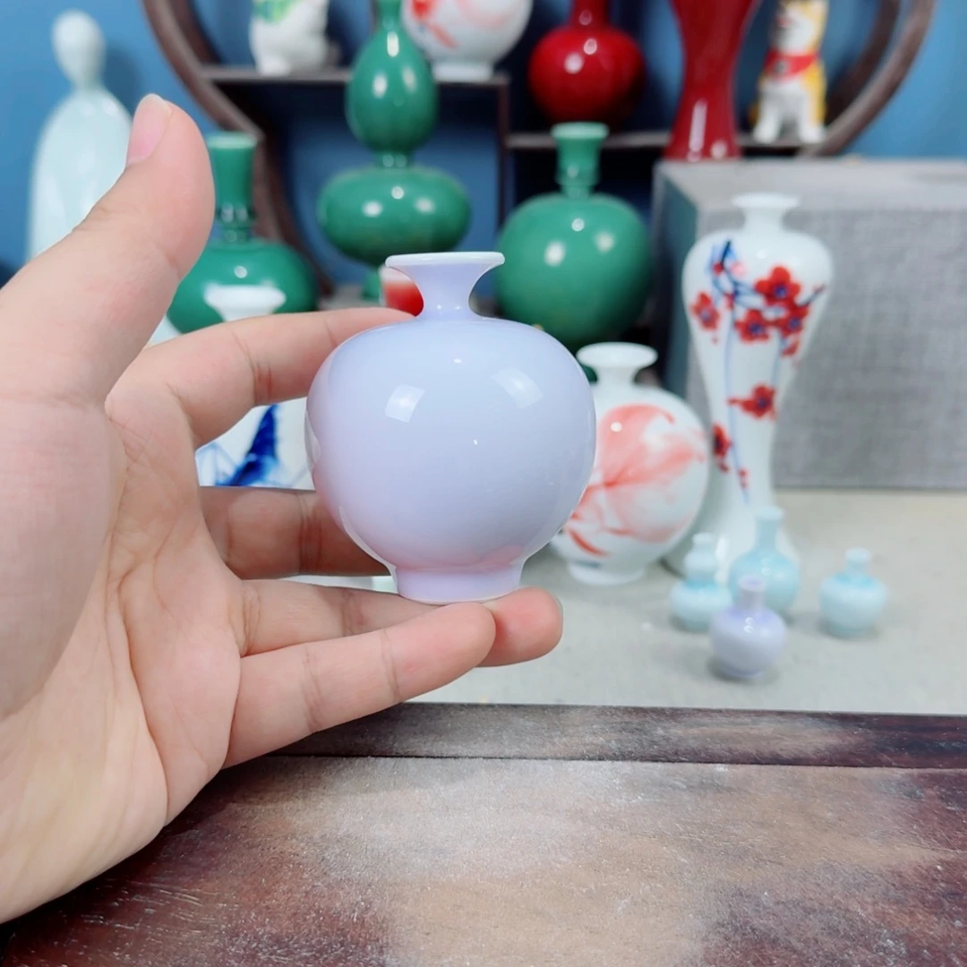 陶瓷手工小花器摆件