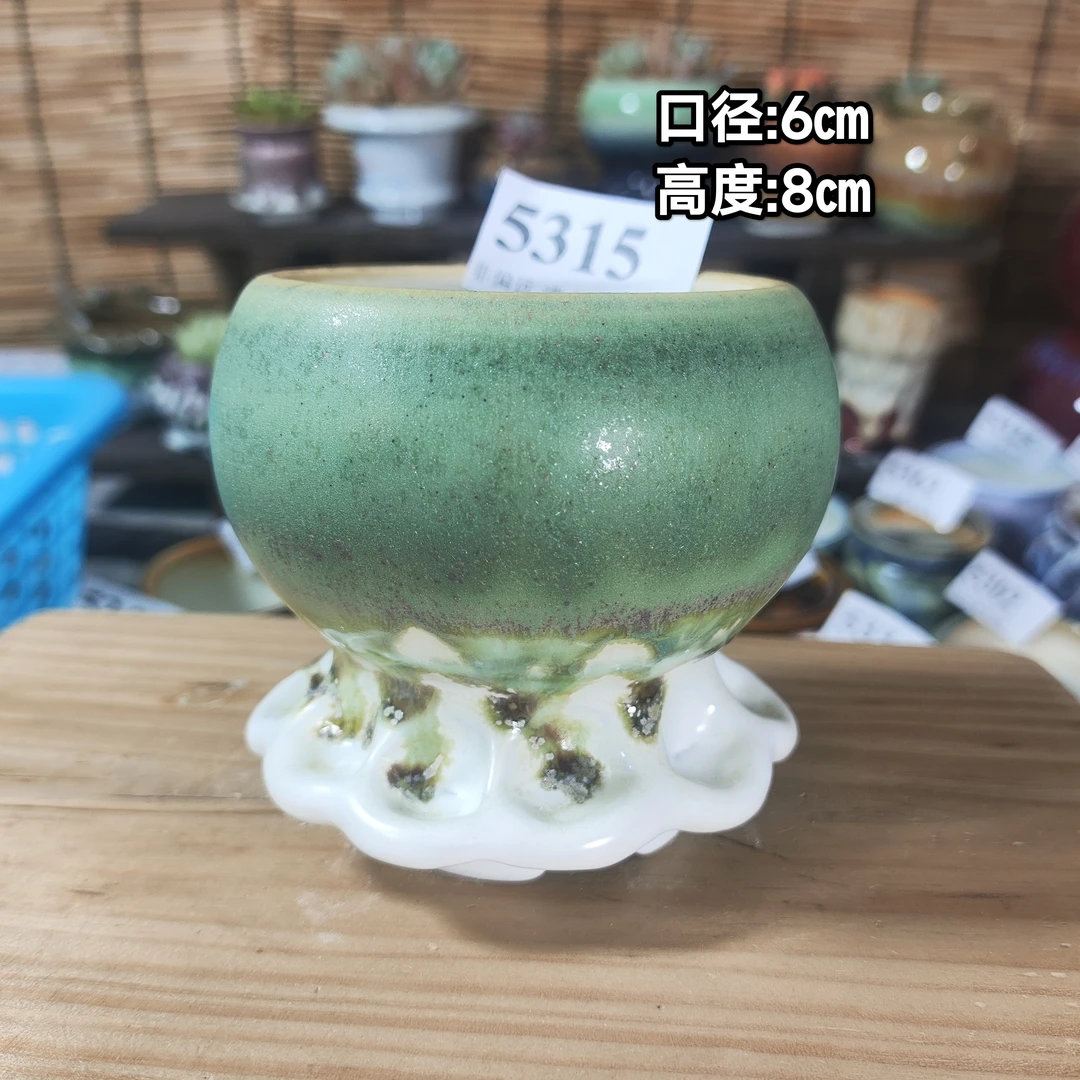 手工创意多肉花盆摆件迷你多肉花盆景德镇纯手工制做