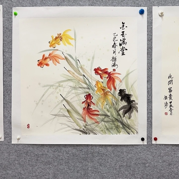 国画花鸟的翅膀和翅膀是