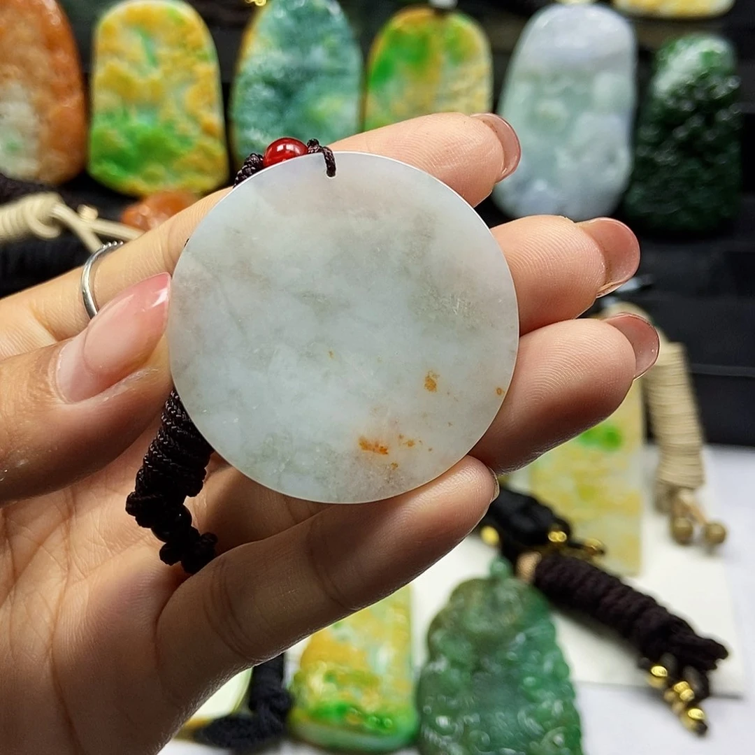 翡翠未镶嵌颈饰天然翡翠A货