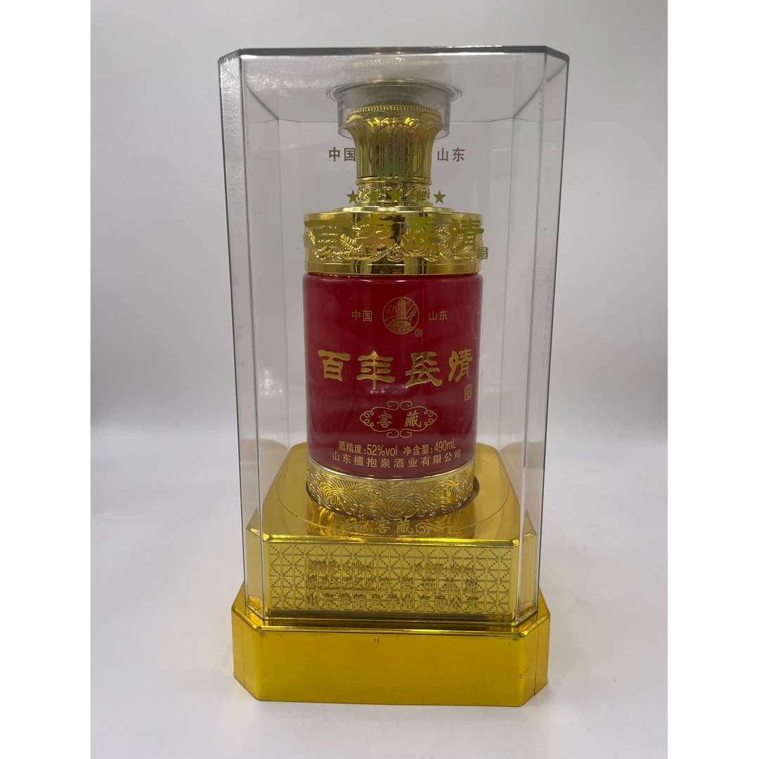檀抱泉檀抱泉出品-百年长清华龙52度490ml-浓香型白酒52度490ml