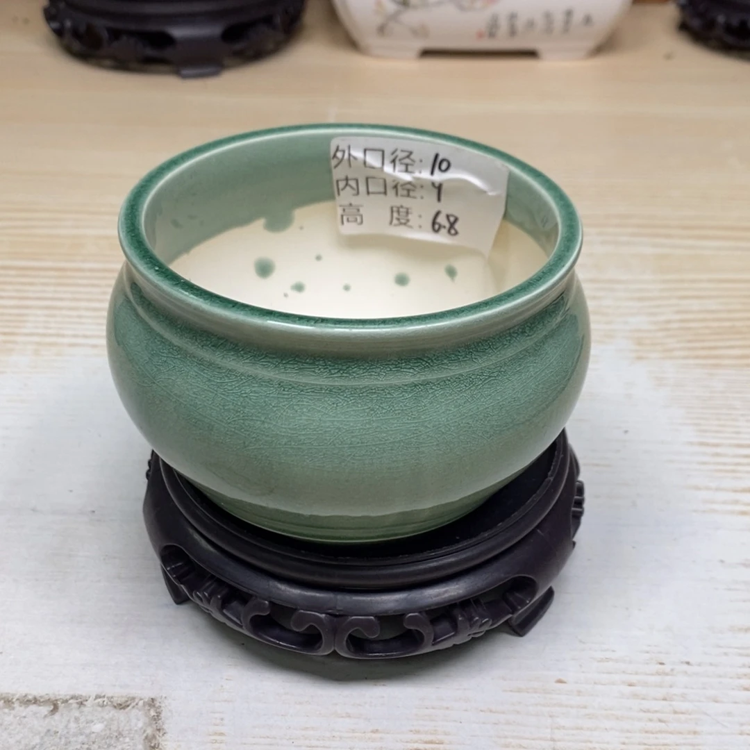 紫砂陶瓷花盆浮力