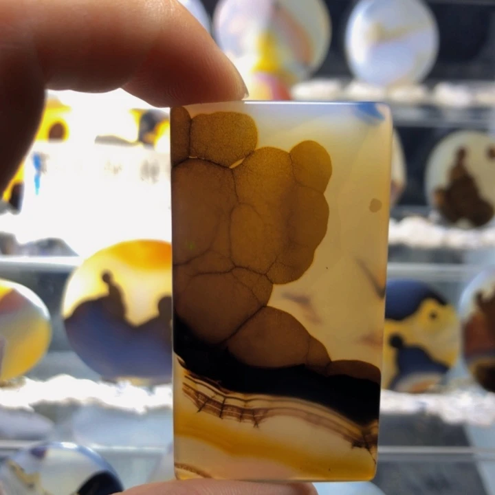 合金玛瑙/玉髓珠宝奇石107