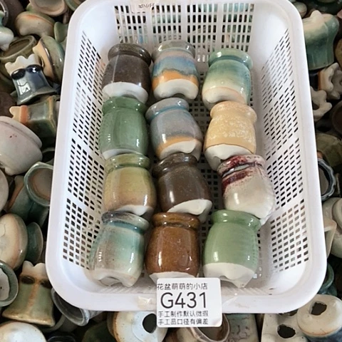 紫砂花盆431微瑕品口径3厘米左右口不圆