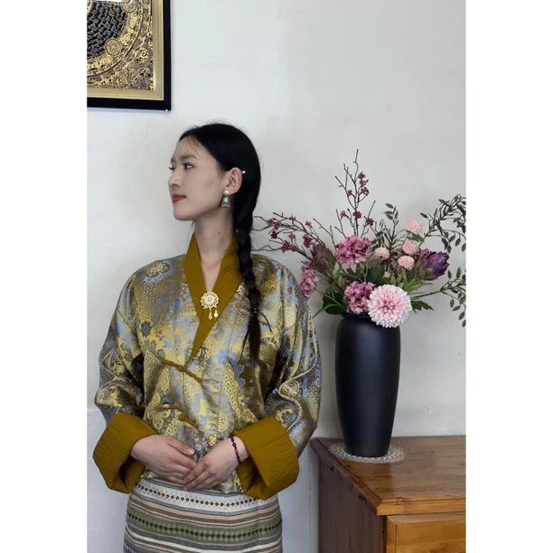 不丹服套装复古网红传统新款薄款民族风