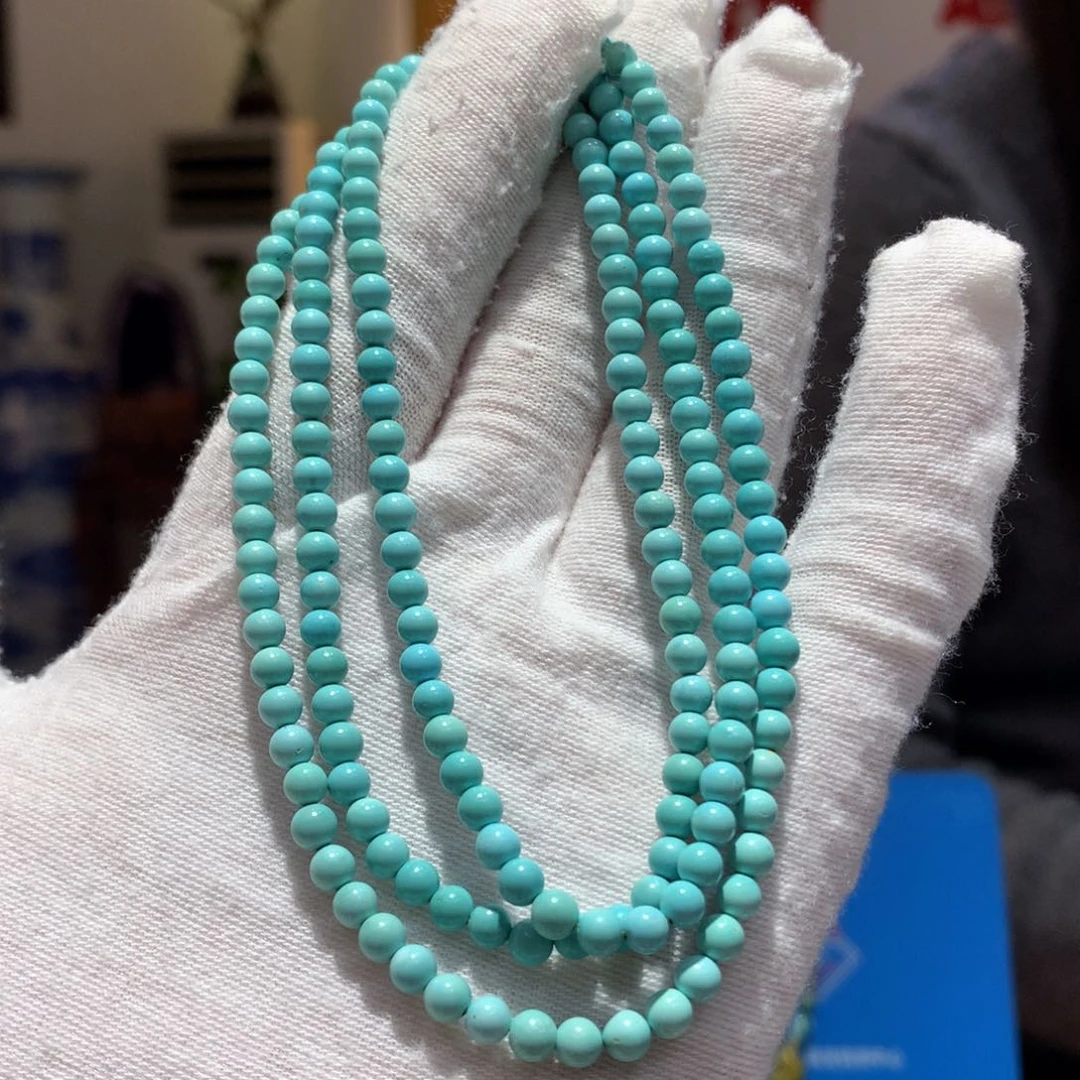 未镶嵌绿松石长链