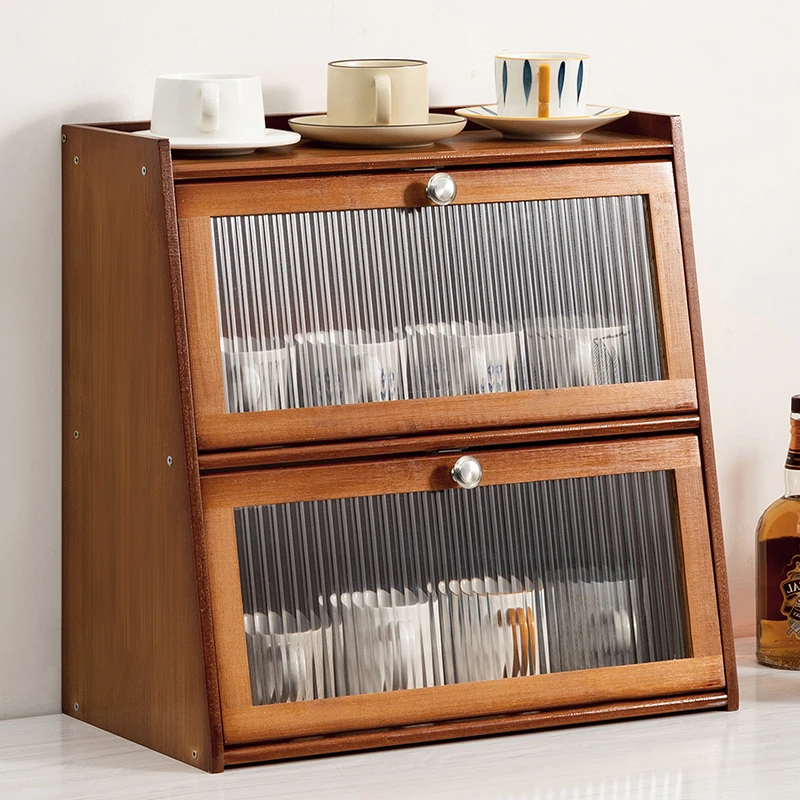 杯架子置物架放玻璃杯防尘收纳轻奢茶杯办公室客厅厨房桌面收纳盒