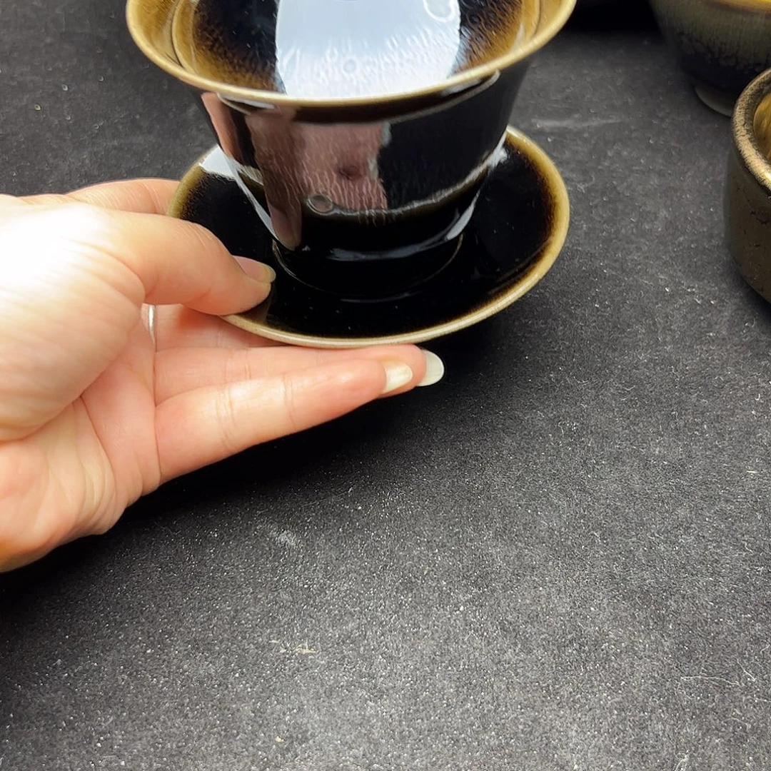 茶盏建窑建盏主人杯