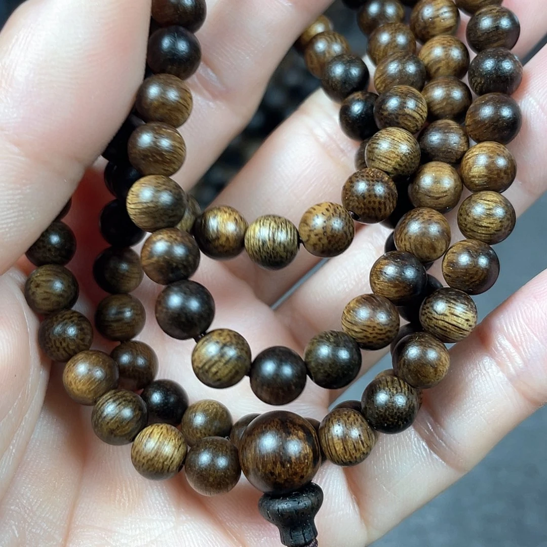 沉香手串芽庄紫棋