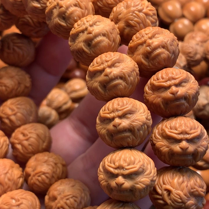 【闪购商品】猴头核桃手串情**片悟空15