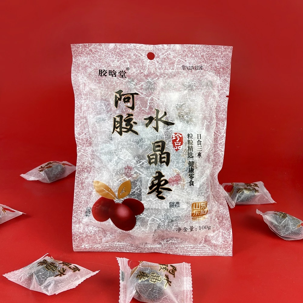 Y 胶晗堂阿胶水晶枣100克*5包