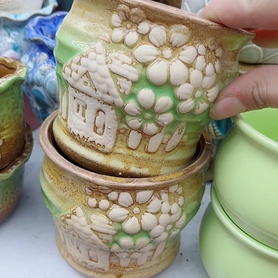 多肉绿植陶瓷花盆