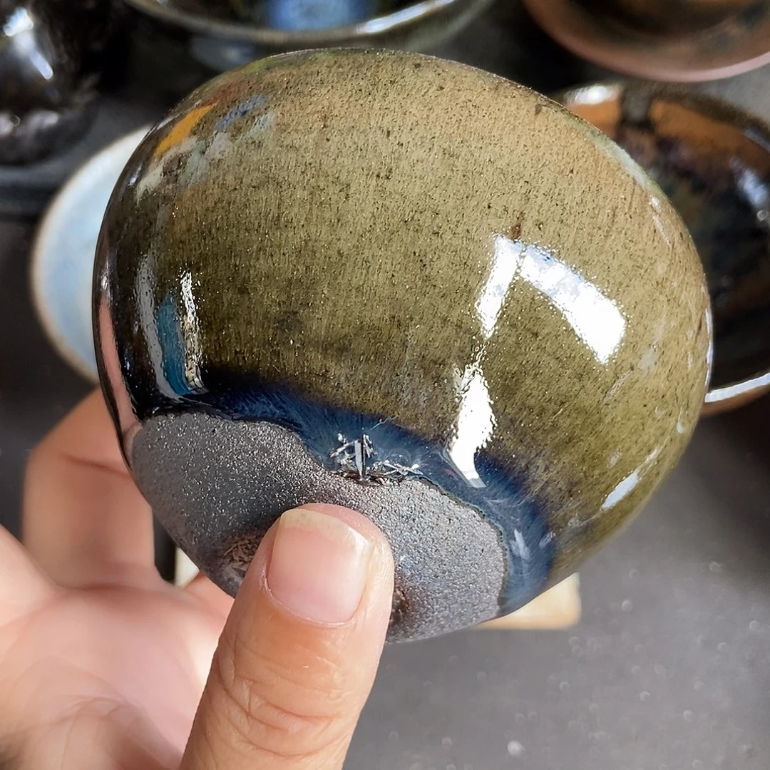 茶盏428 建窑建盏磨底微瑕
