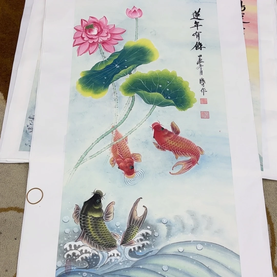 国画孙成才三尺花鸟艺