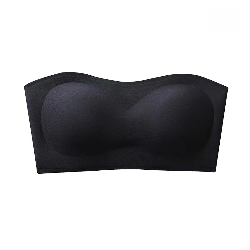 无肩带女小胸聚拢防滑美背夏季无痕吊带裙专用抹胸