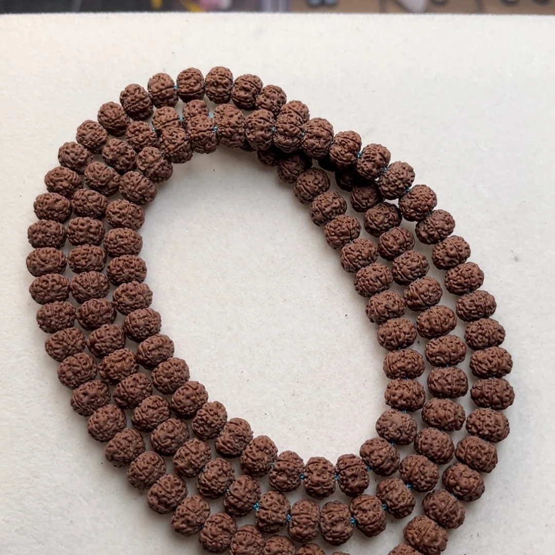 金刚菩提手串老树平细多圈108卡8+尺寸