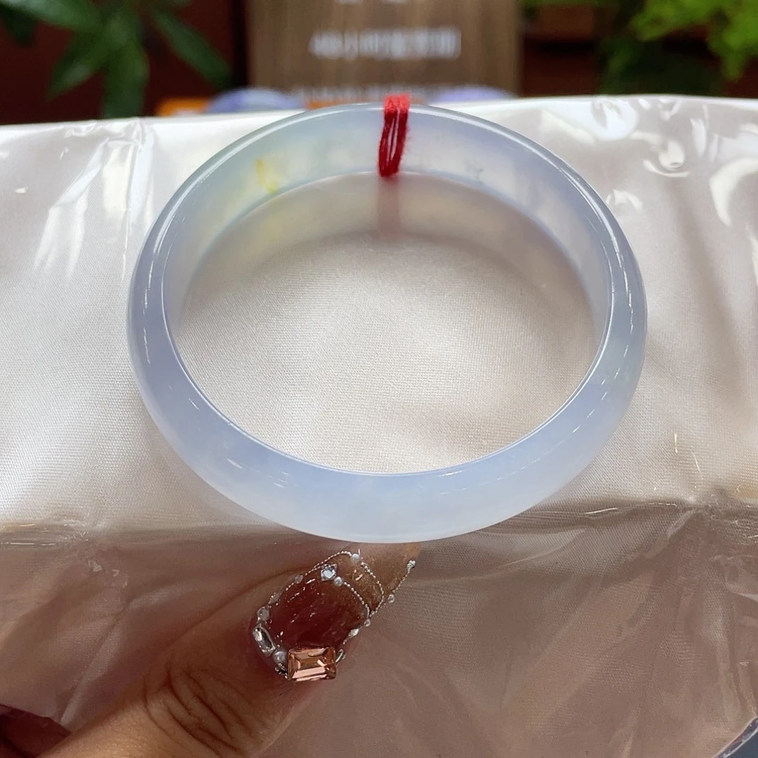 翡翠未镶嵌手镯44 号链接