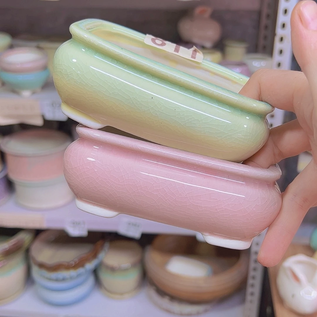 陶瓷花盆当场满12包邮