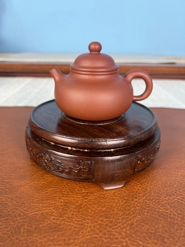壶生砂道高端茶器容天原矿底槽青容量130毫升全手工