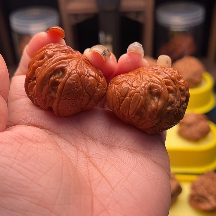 吊坠文玩核桃铁锤蛇头 全品