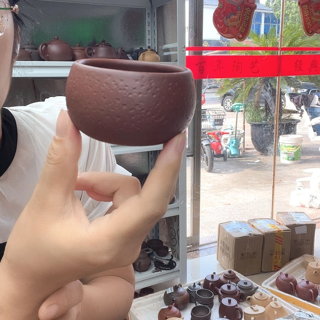 茶壶紫砂紫泥一对80