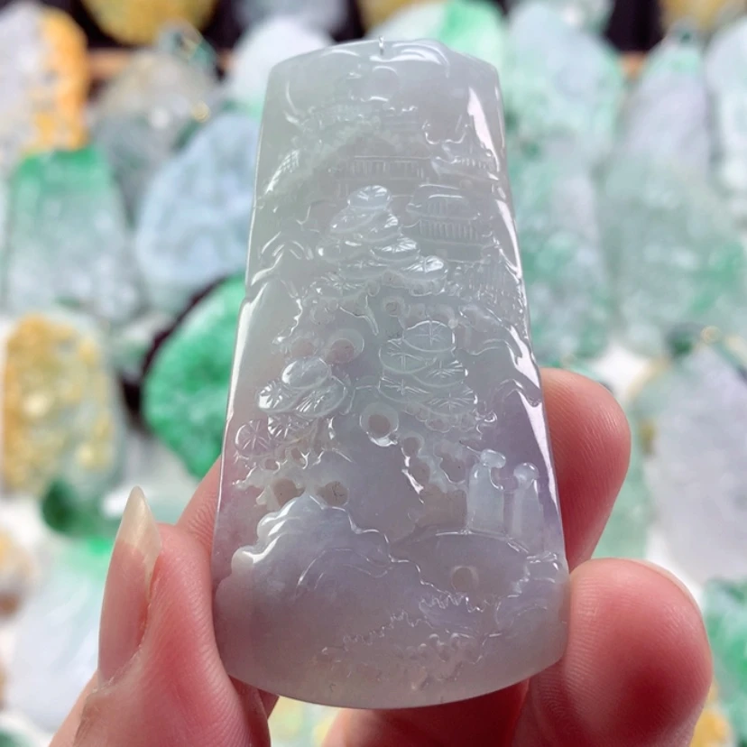 【闪购商品】翡翠吊坠(不含链)未镶嵌